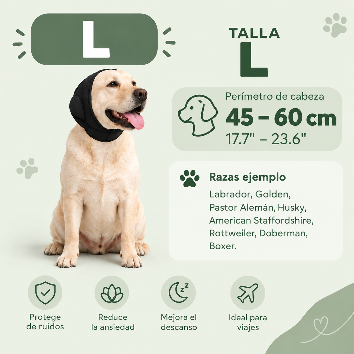 CalmEars | Orejeras Antirruido para Perros