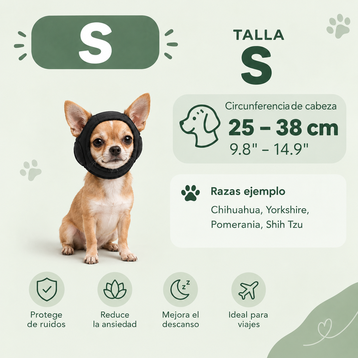 CalmEars | Orejeras Antirruido para Perros